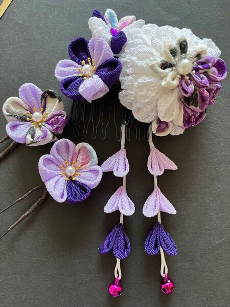 つまみ細工 髪飾り 和装小物 かんざし 花 和装 着物 袴 浴衣 七五三 成人式 卒業式