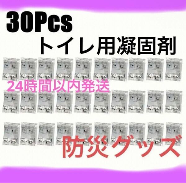 トイレ用凝固剤 簡易携帯用 屋外一時緊急用防 災、地震、避難、災害、防臭、無臭