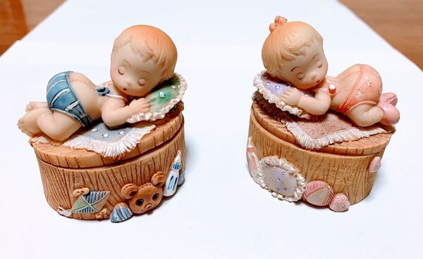小物入れ 置物 陶器 赤ちゃん 男の子 女の子