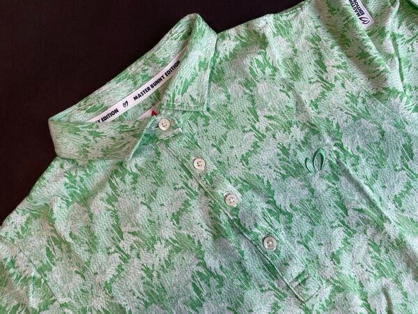 USED【Size-1/GRN】★★MASTER BUNNY EDITIONマスターバニー ゴルフシャツ★★