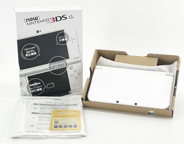 【 美品 】中古ゲーム機 Newニンテンドー3DS LL パールホワイト