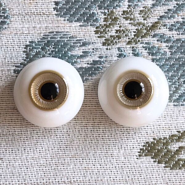 ディーラー様製 グラスアイ 18mm 月の鏡様
