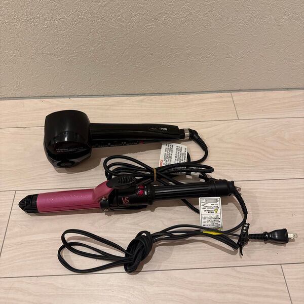 BaByliss PRO 自動カールヘアアイロン ブラックビダルサスーン ストレート、カールアイロン32mm セット