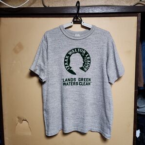 美品 ウエアハウスTシャツ フロッキープリント