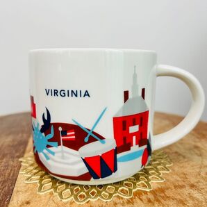 廃盤品★レア!海外限定 スタバマグ YOU ARE HERE VIRGINIA バージニア マグカップ スタバ