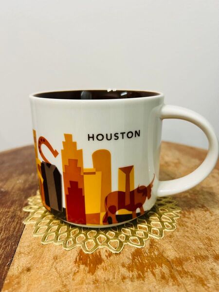 廃盤品★レア!海外限定 スタバマグ YOU ARE HERE HOUSTON ヒューストン スターバックス STARBUCKS