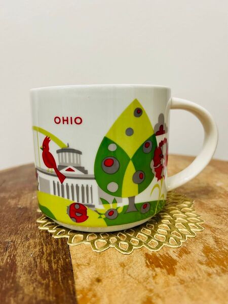 廃盤品★レア!海外限定 スタバマグ YOU ARE HERE オハイオ OHIO マグカップ スターバックス STARBUCKS