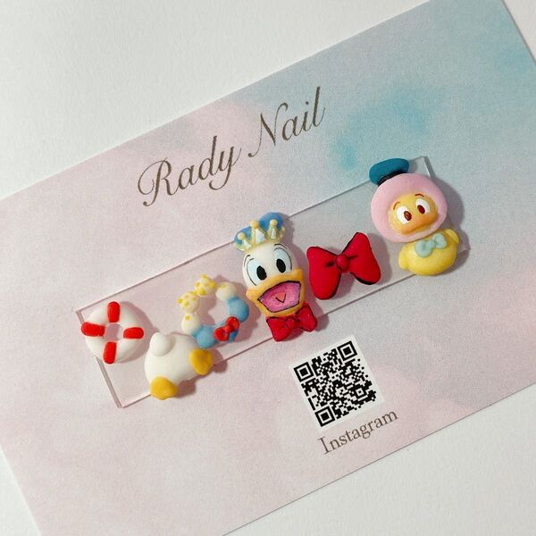 radynail アヒルさん 3D ネイルパーツ