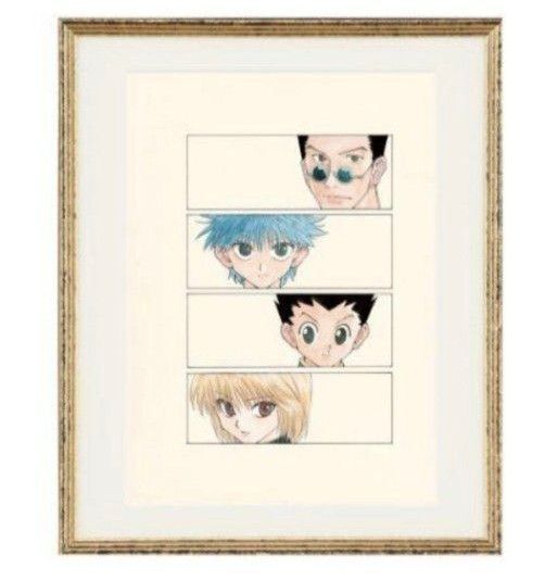冨樫義博展 HUNTER×HUNTER ハンターハンター 額装高精細複製原画