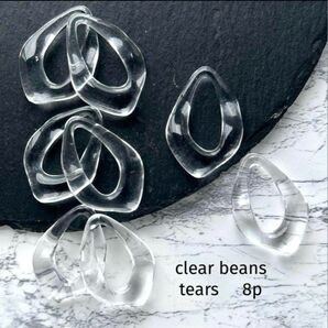 clear beads tears