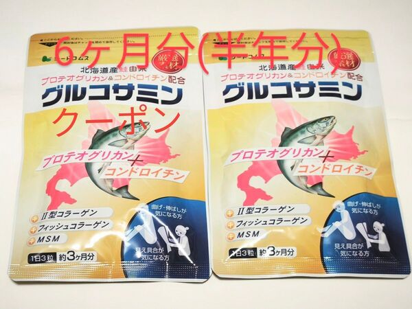 グルコサミン + コンドロイチン +MSM サプリメント 6ヶ月分 シードコムス 2型コラーゲン プロテオグリカン サプリ