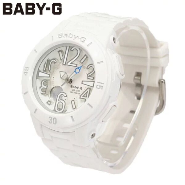 casio カシオ 腕時計 Baby-G BGA-170 アナデジ 白 USED