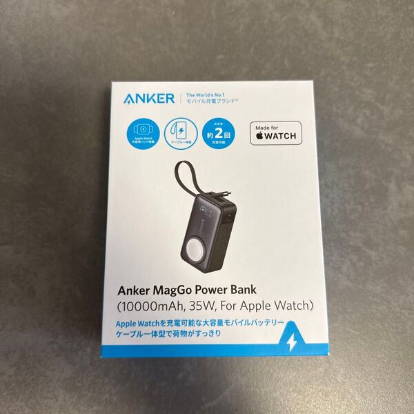 Anker MagGo Power Bank (10000mAh, 35W, For Apple Watch)