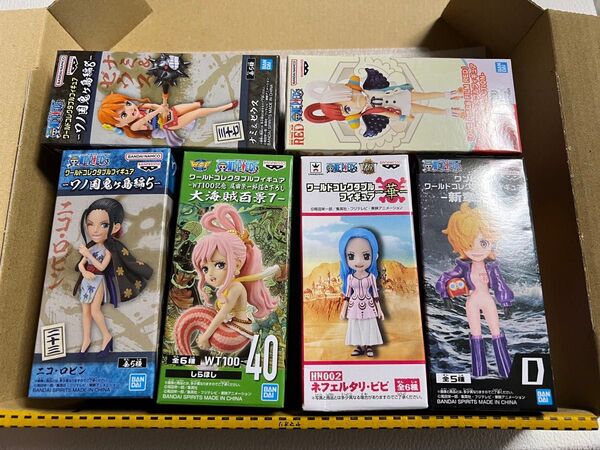 ワンピース ワーコレ 女の子セットまとめ売り① ワールドコレクタブルフィギュア WCF ナミ ロビン ビビ しらほし ウタ
