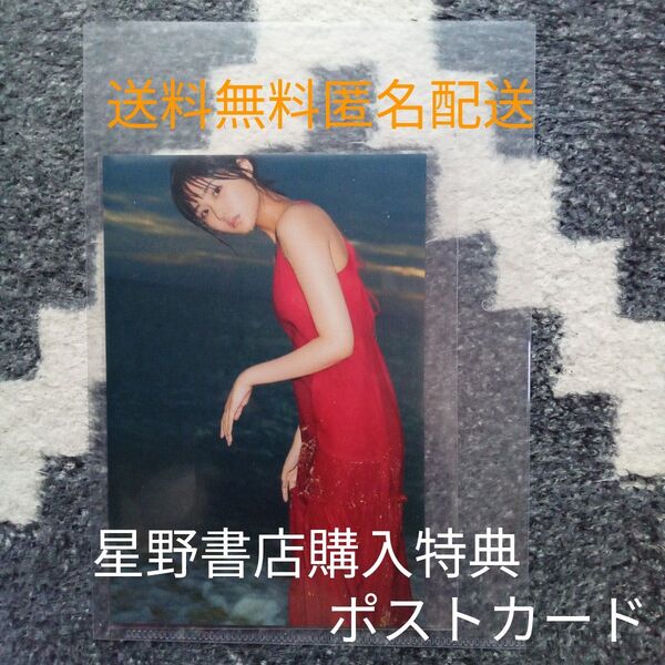 新品未使用品 原菜乃華 はなのいろ 星野書店購入特典ポストカード 送料無料 匿名配送 写真集は付属いたしません