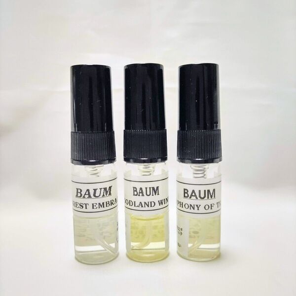 BAUM バウム オーデコロン 各1ml3種類セット