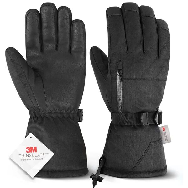 unifun スノボグローブ Lサイズ スキー スノボ 防寒 手袋 裏起毛 防水 3M THINSULATE