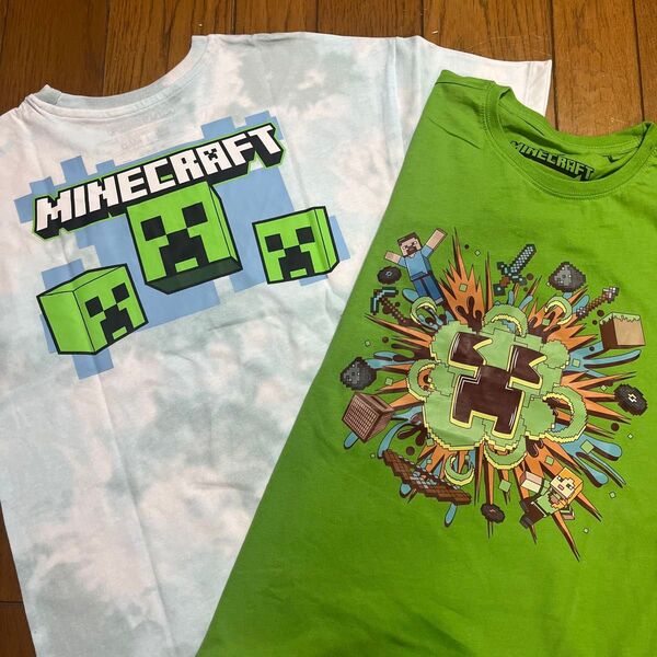 男の子 マイクラ Minecraft Tシャツ 140cm 2枚セット