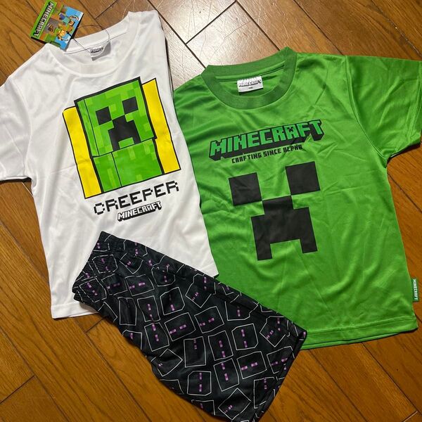 マイクラMinecraft 未使用 半袖Tシャツ 140cm 3枚セット