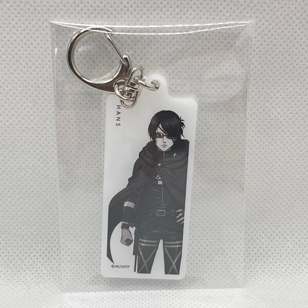 進撃の巨人 TSUTAYA ホワイトアクリルキーホルダー ハンジ