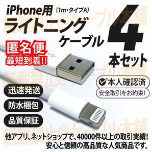 人気 ライトニングケーブル Lightning端子 タイプA typeA iPhone USB充電器 Appleアップル純正品互換