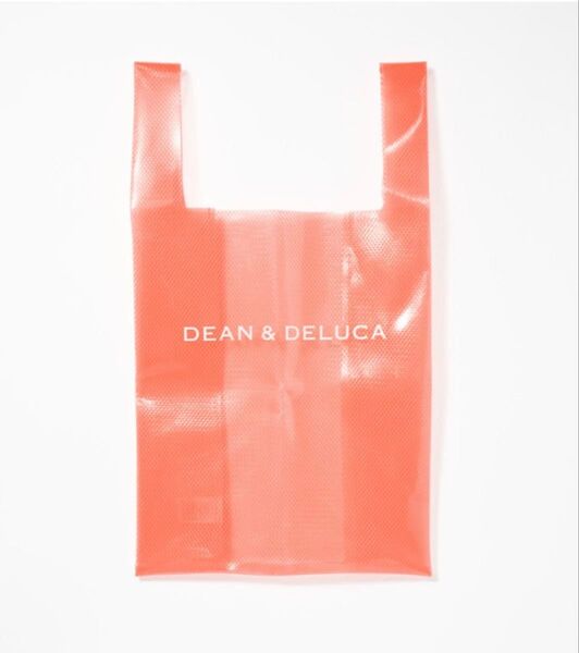 未使用 DEAN&DELUCA ショッピングバッグEVA 2025 コーラルオレンジ ディーンアンドデルーカ エコバッグ