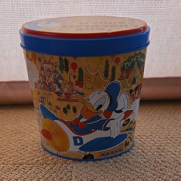 東京ディズニーランド お土産 空き缶 ドナルドダック 2011