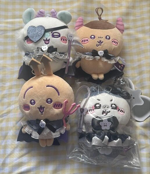 てんしとあくま プライズ うさぎ モモンガ くりまんじゅう 悪いバージョンだ ハチワレ マスコット ぬいぐるみ