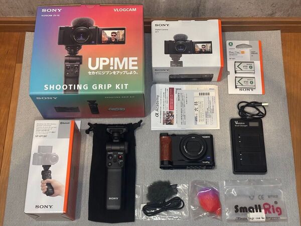 SONY ソニー VLOGCAM ZV-1 シューティンググリップキット 中古美品 おまけ多数付き デジタル一眼カメラ セット