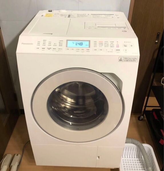 未使用に近い美品 NA-LX127BL パナソニック 洗剤自動投入 ドラム式洗濯乾燥機 2024年購入 左開き 清掃済み