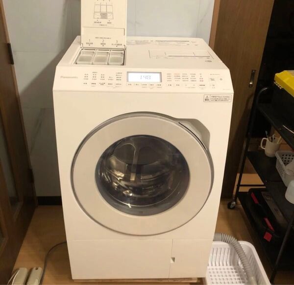 未使用に近い NA-LX113BL-W ドラム式洗濯機 2024年購入 左開き 清掃済み 動作保証