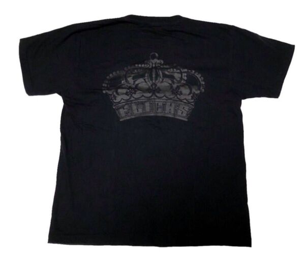 flicks 半袖Tシャツ ブラック クラウン ストーン Lサイズ