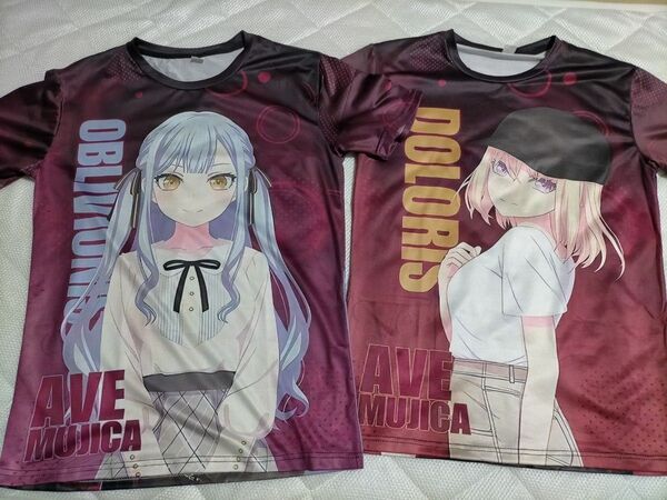 BanG Dream! Ave Mujica グラフィックTシャツ豊川祥子&三角初華