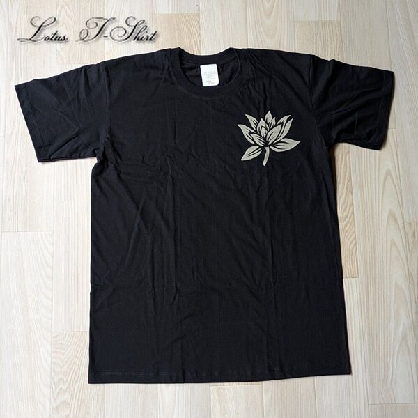 ロータス Tシャツ 男女兼用 エスニック 蓮 アジアン雑貨