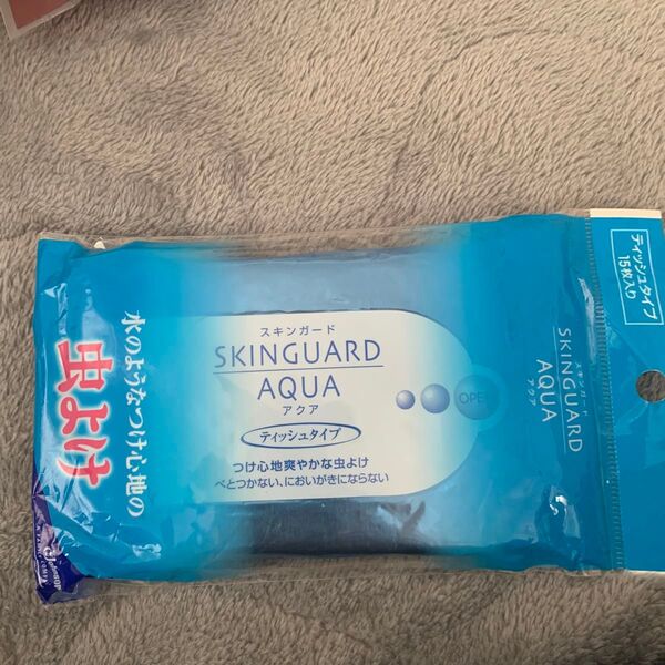 SKIN GUARD AQUA 虫よけティッシュ 15枚入り