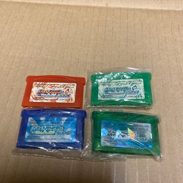 ポケットモンスター ゲームボーイアドバンス エメラルド ファイアレッド サファイア GBA