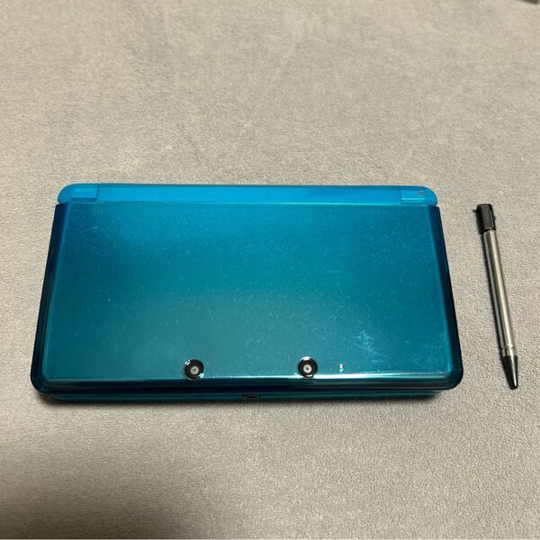 任天堂 Nintendo ニンテンドー 3DS 3ds アクアブルー 本体のみ 動作確認済み