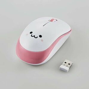 新品・かわいい★ELECOM ENELOワイヤレス清音マウス M-IRO7DRSPF1-G ホワイト・ピンク