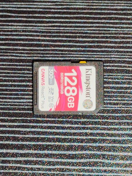 SDXCカード128GB Kingston UHS-Ⅱ V90 SDR2/128GB