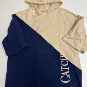 パーカー 半袖 プルオーバーパーカー 2XL