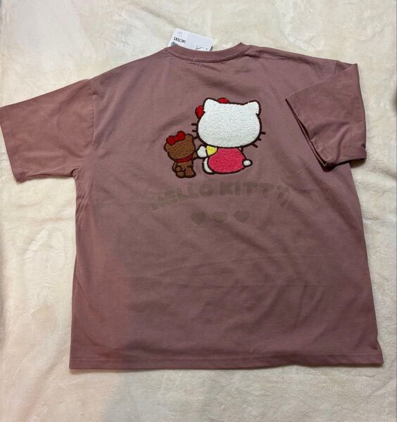 【新品】サンリオ キティーちゃんTシャツ ピンク Lサイズ