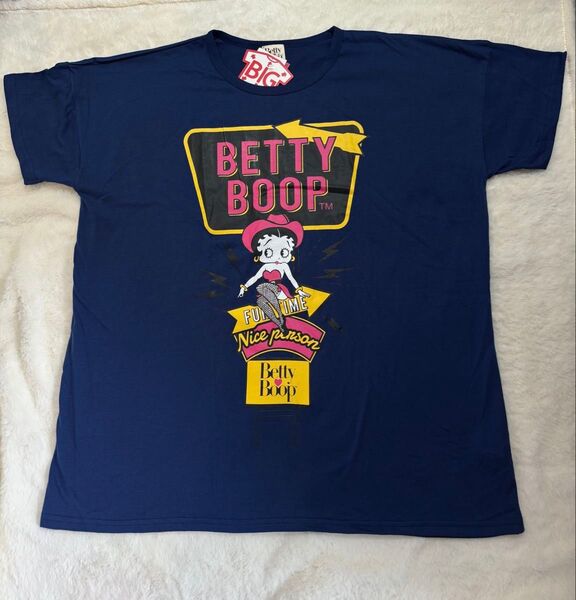BETTY BOOP ベティーちゃんオーバーサイズシルエットTシャツ M〜L