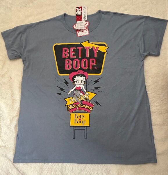 BETTY BOOP ベティーちゃんオーバーサイズシルエットTシャツ M〜L