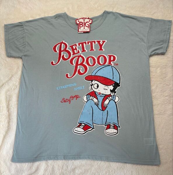 BETTY BOOP ベティーちゃんオーバーサイズシルエットTシャツ M〜L