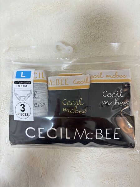 【新品】CECIL McBEE ショーツ 3枚セット Lサイズ