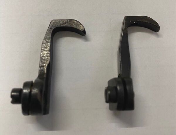【送料込税込】厚物用の総合送りミシンの中押え 幅約4.5mm 2個セット 特価