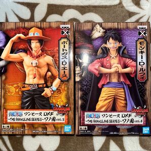 【未開封】ワンピース DXF THE GRANDLINE SERIES ワノ国 ルフィ エース フィギュア 2種セット