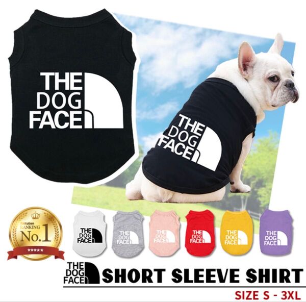 THE DOG FACE 犬 夏服 ドッグウェア かっこいい かわいい おしゃれ 着せやすい お散歩 お出かけ