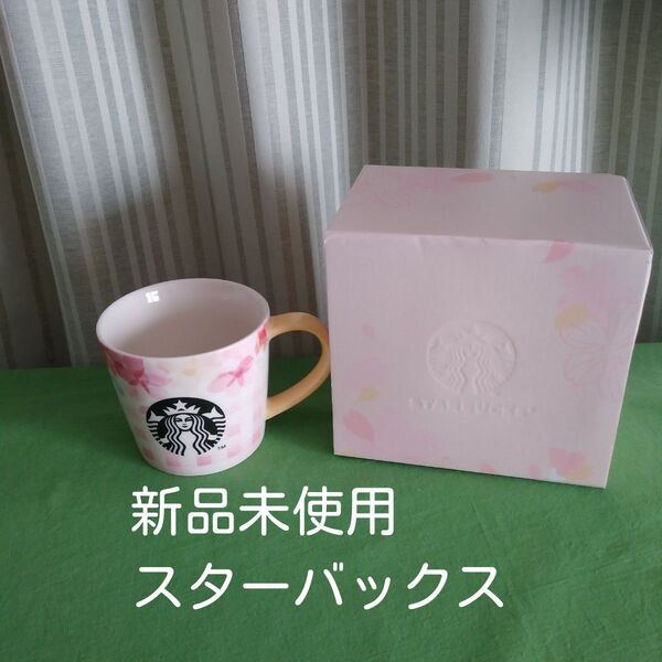 スターバックス スタバ マグカップ 2018 新品 未使用 サクラ チェック ロゴマグ STARBUCKS 陶器製 さくら 桜