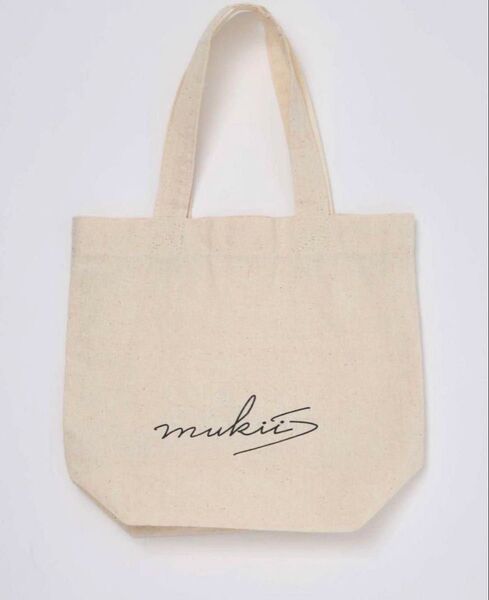 【非売品】mukii 1年継続ノベルティ トートバッグ&ステッカーシール